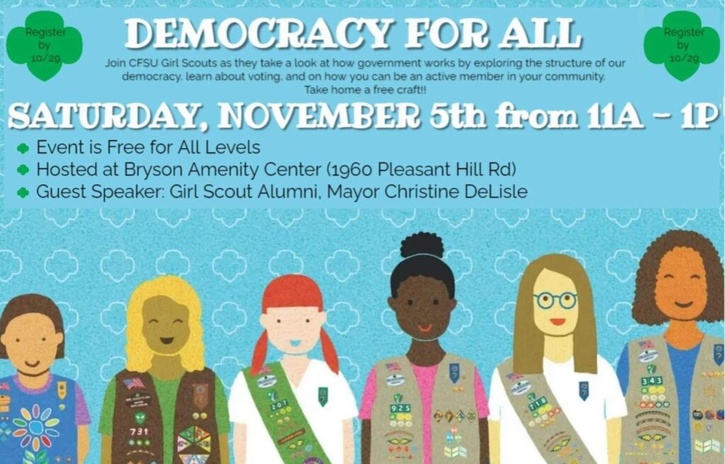 Democracy for All badge day