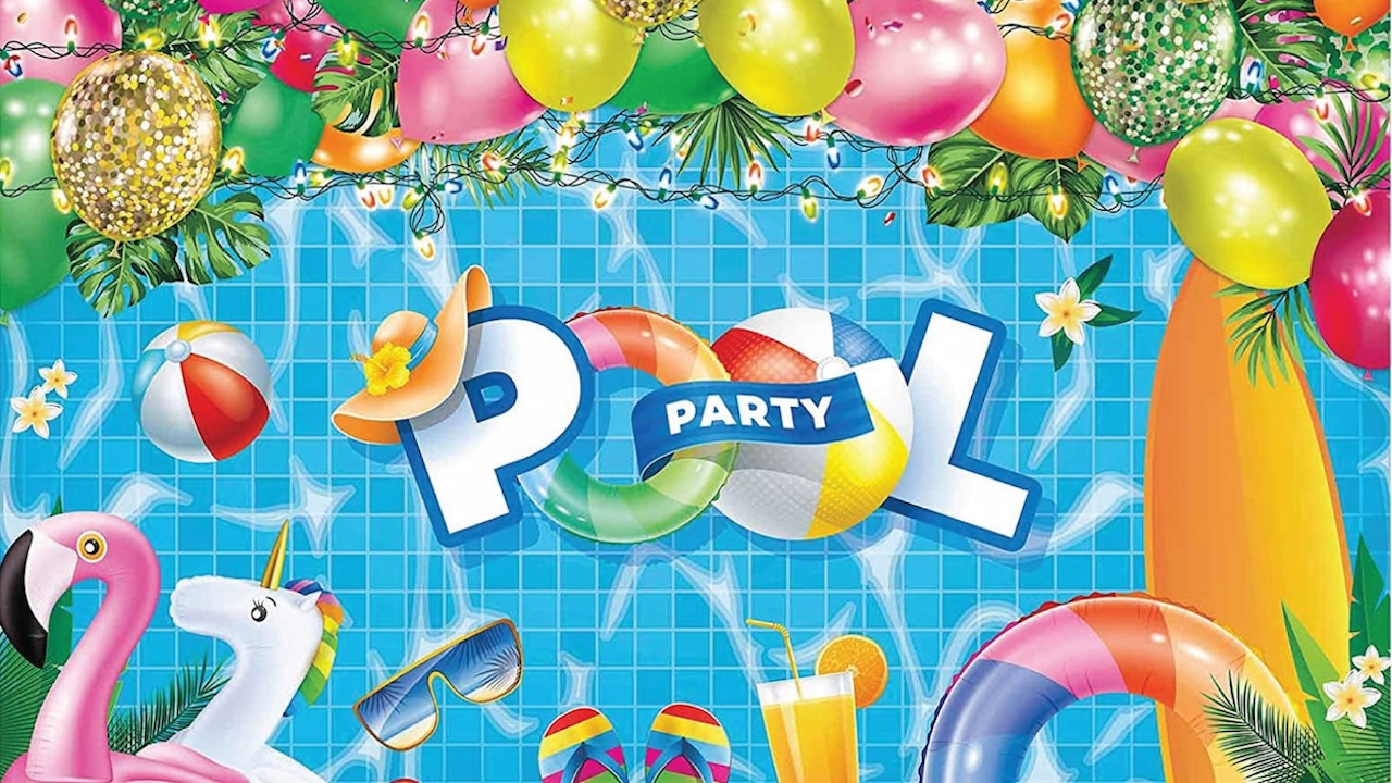 Pool party image