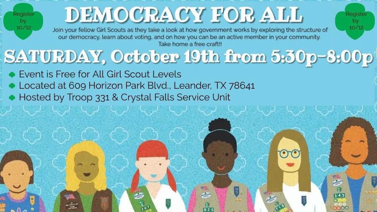 Democracy for all badge